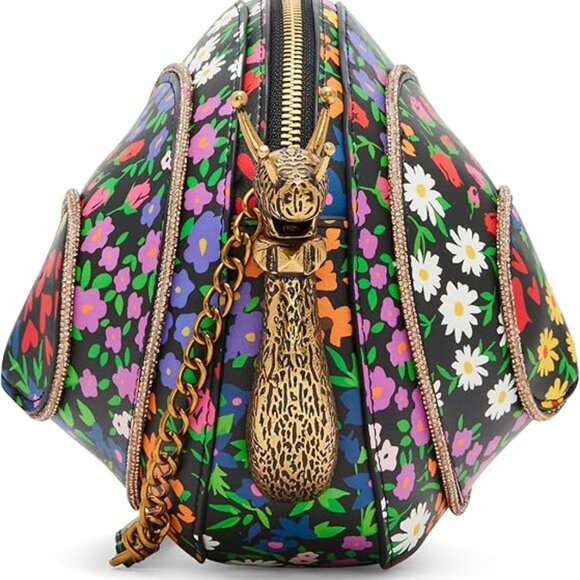 Betsey Johnson Kitsch Snailed It Secret Garden Floral Crossbody Bag NWT - Picture 7 of 11